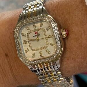 Michele ‘Meggie’ Gold & Silver Watch
